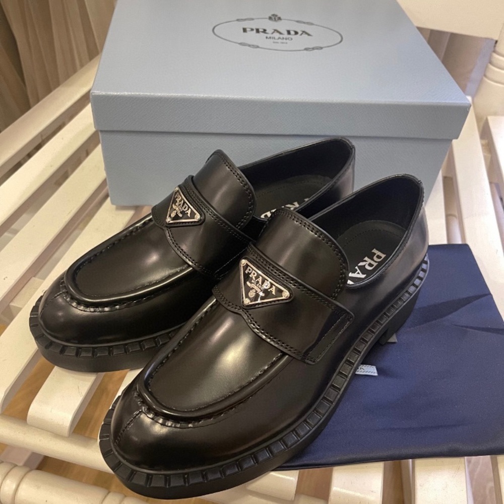 Prada Women's Black Loafers